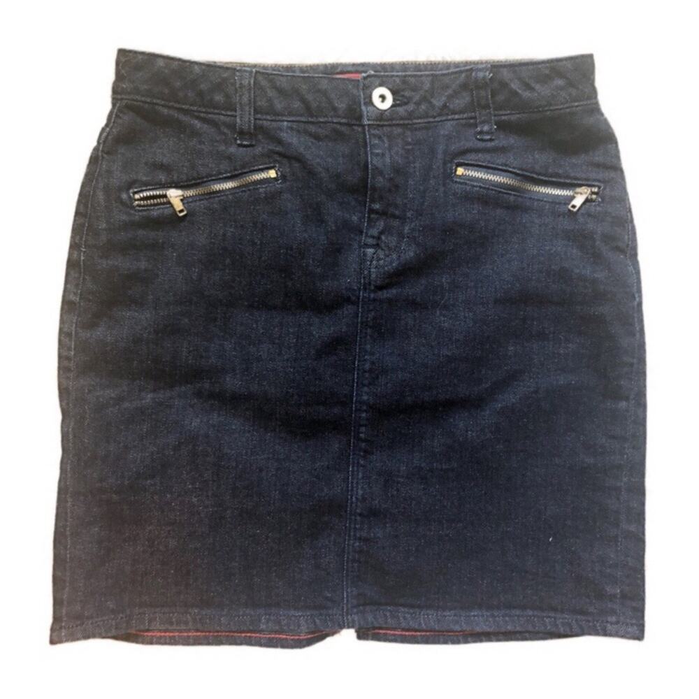 0023 Tommy Hilfiger Vintage Y2K Denim Mini Skirt - Picture 2 of 7
